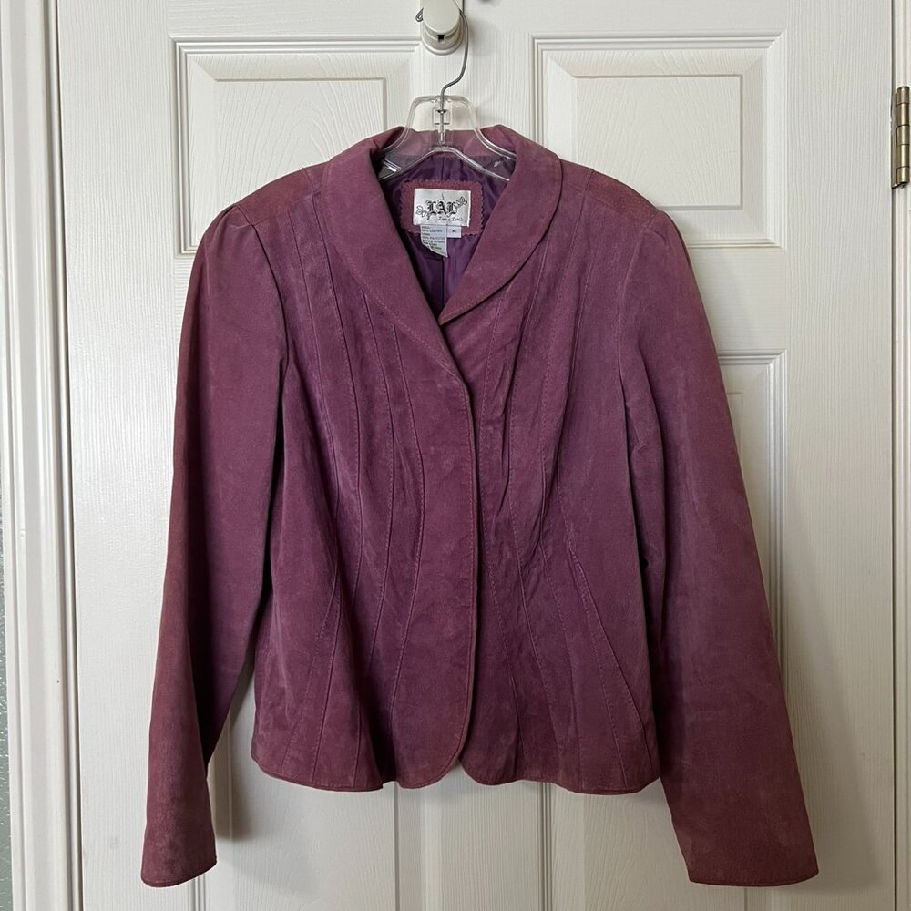 Live a Little Purple Suede Jacket, size M